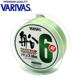Флюорокарбон Varivas Hard Top Hune Harris размотка 80м светло-зелёный